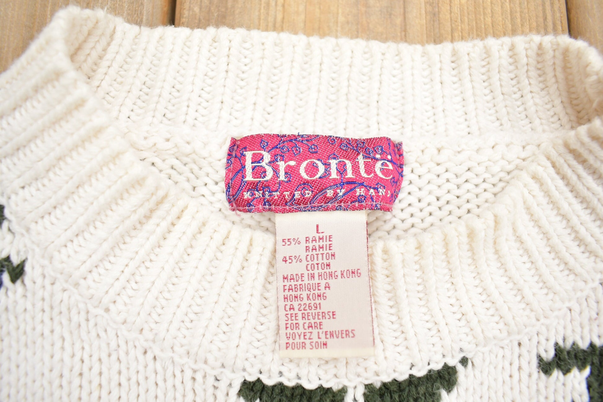 Vintage 1990s 3D Colored Cable Knit Crewneck Sweater / Vintage 90s Crewneck / Abstract Patterns / Streetwear