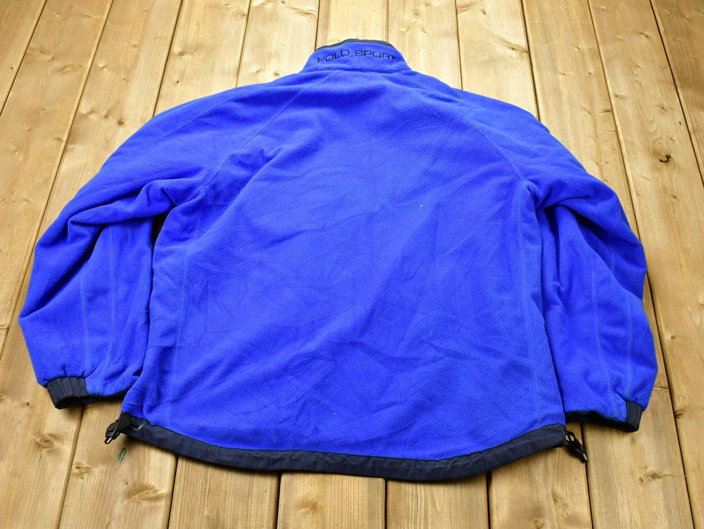 Vintage 1990s Polo Sport Ralph Lauren Reversible Windbreaker Jacket