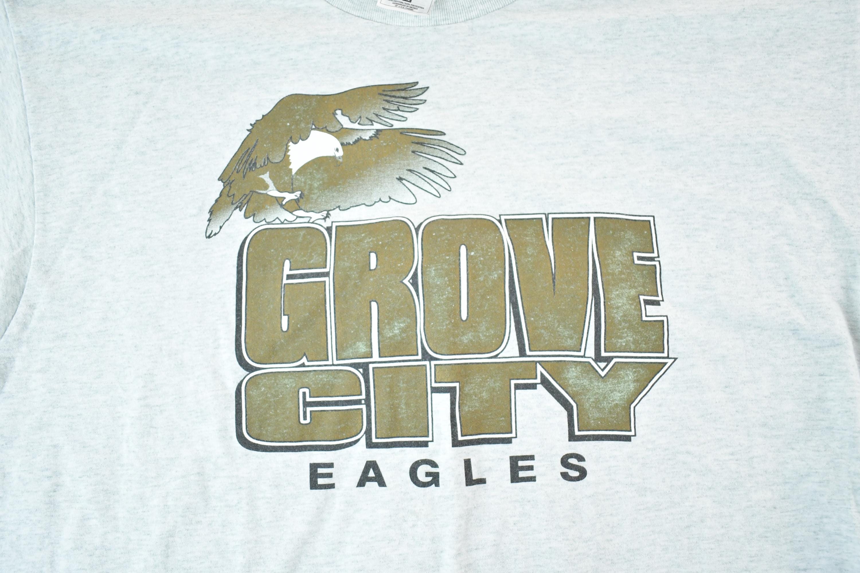 Vintage 1990s Grove City Eagles Collegiate Souvenir T-Shirt Mens XL