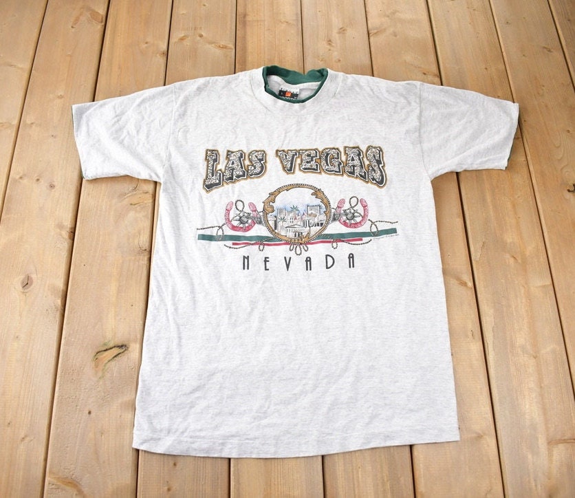Vintage 1990s Las Vegas Nevada Souvenir T-Shirt Made In USA