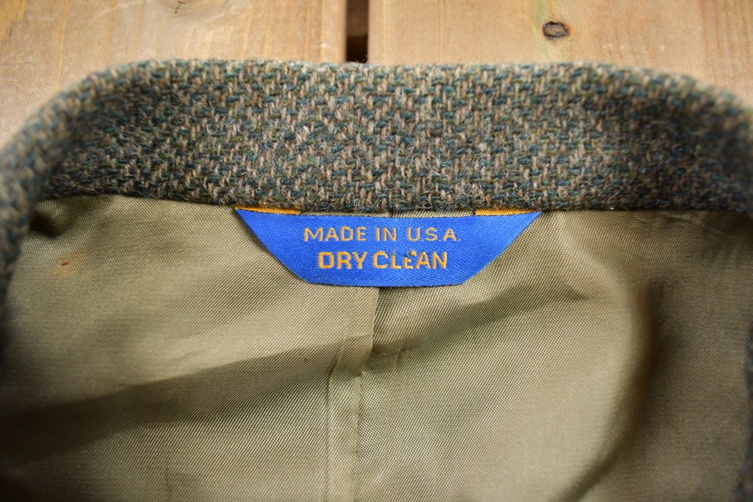 Vintage 1980s Pendleton Wool Button Up Blazer