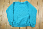 Vintage 1990s Blank Light Blue Crewneck Sweatshirt