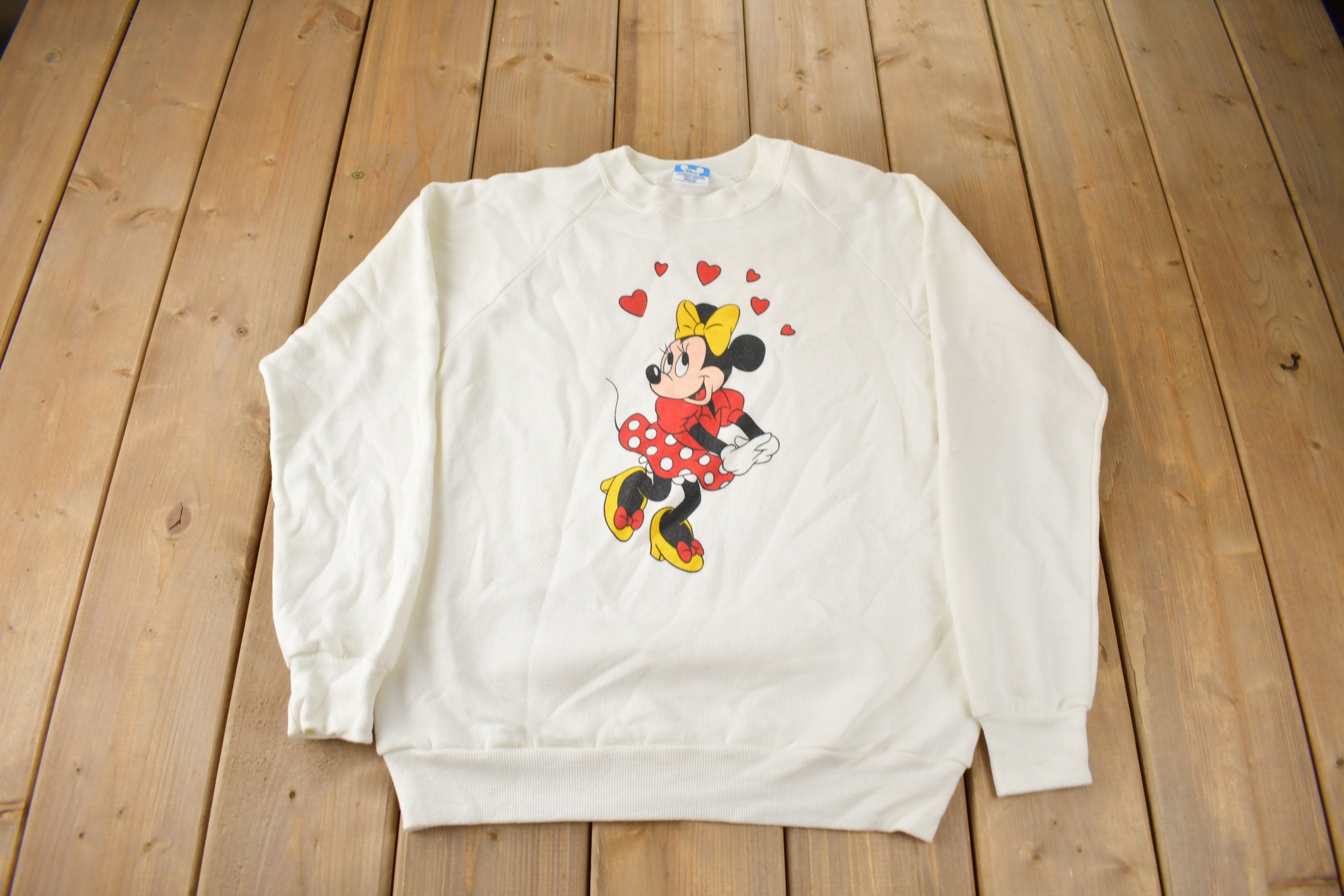 Vintage 1980s Minnie Mouse Disney Crewneck Made In USA