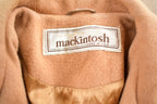 Vintage 1970s Mackintosh 100% Wool Button Up Jacket Made In USA