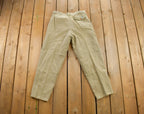 Vintage 1980s 'YES' Khaki Pants