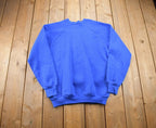 Vintage 1990s Blank Blue Crewneck Sweatshirt