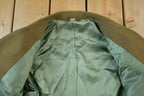 Vintage Wool Military Button Up Patched Army Jacket