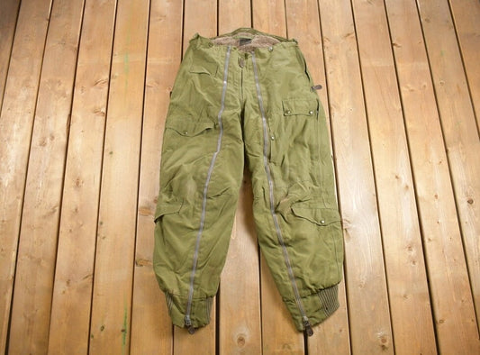 Vintage 1940s Type A-11 Air Force Pants Size 33 x 29 / Rare Vintage / Streetwear / Military Pants / Vintage Military Gear / WWII / Lined