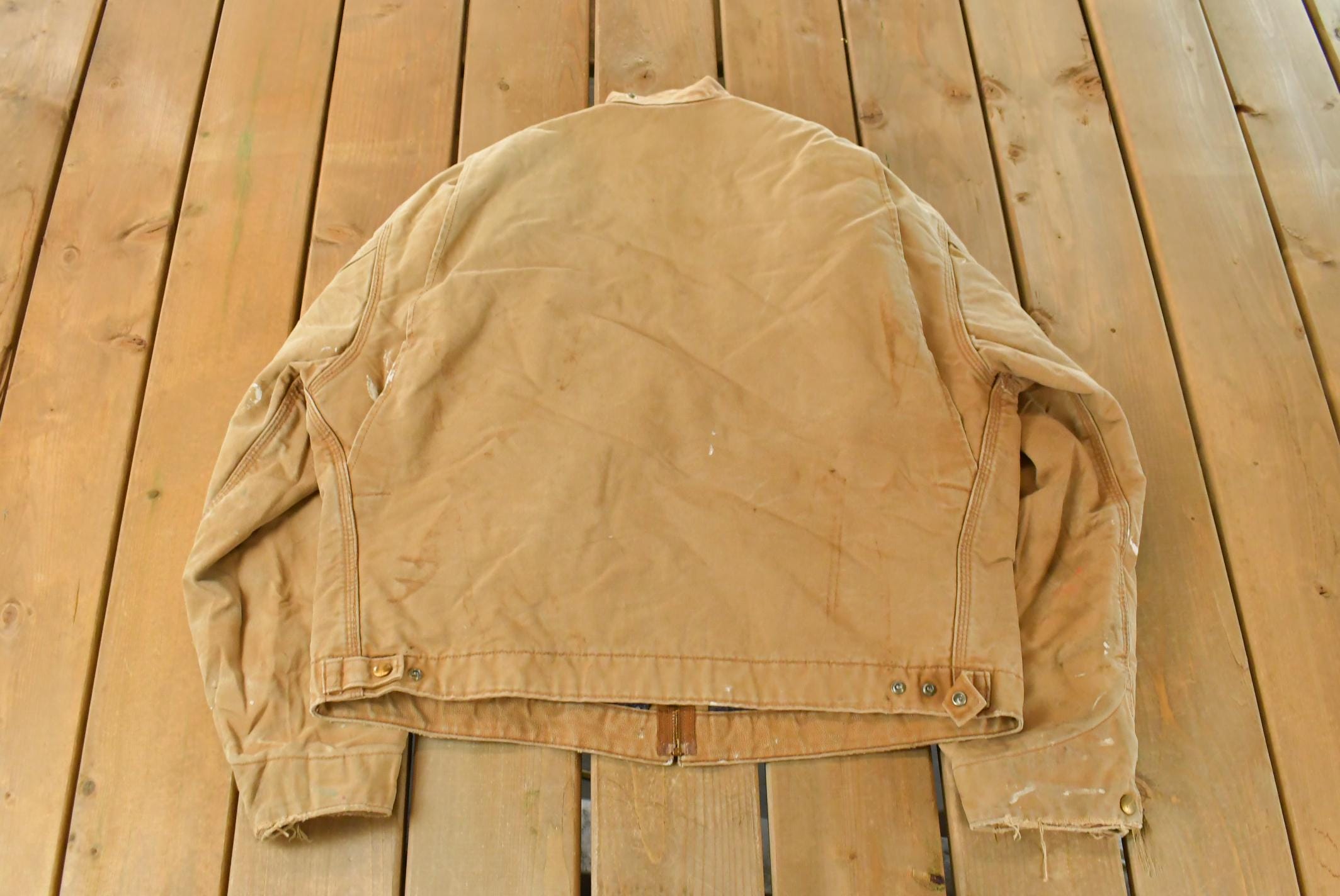 Vintage 1990s Carhartt Detroit Jacket Blanket Lined Men's Large