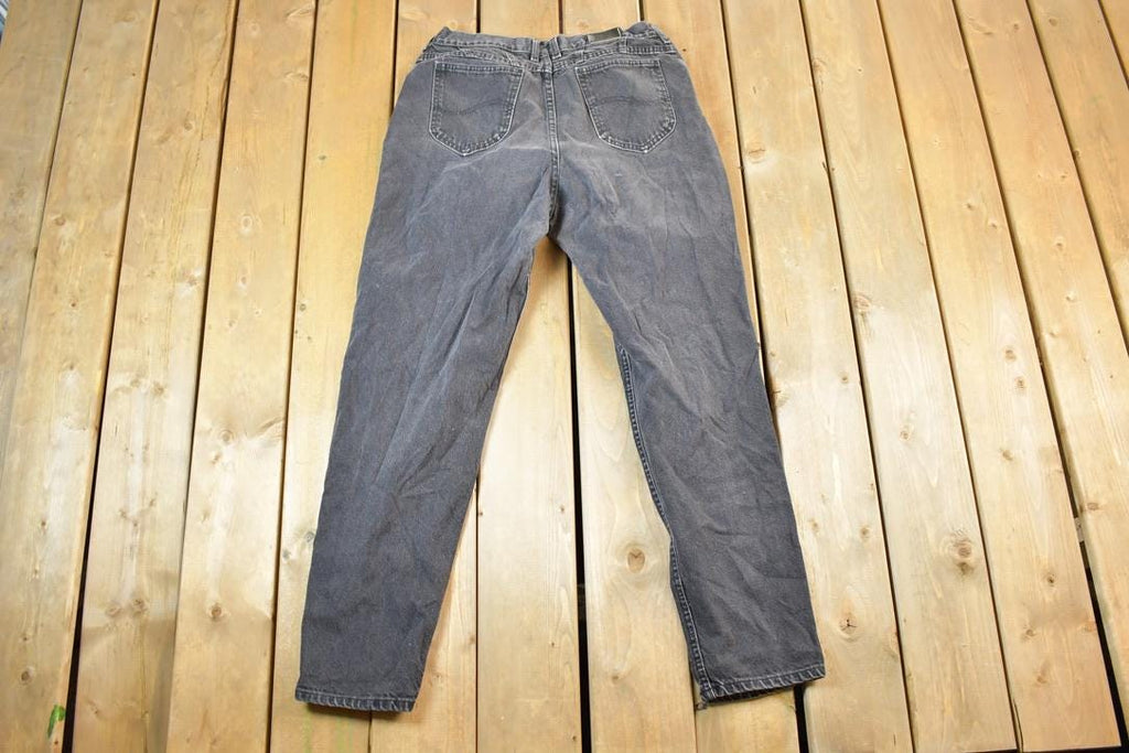 Vintage 1990s Lee Black Wash Denim Jeans Size 32 x 30
