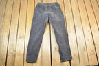 Vintage 1990s Lee Black Wash Denim Jeans Size 32 x 30 / Vintage Denim / Vintage Levis / Made In USA / Retro Jeans