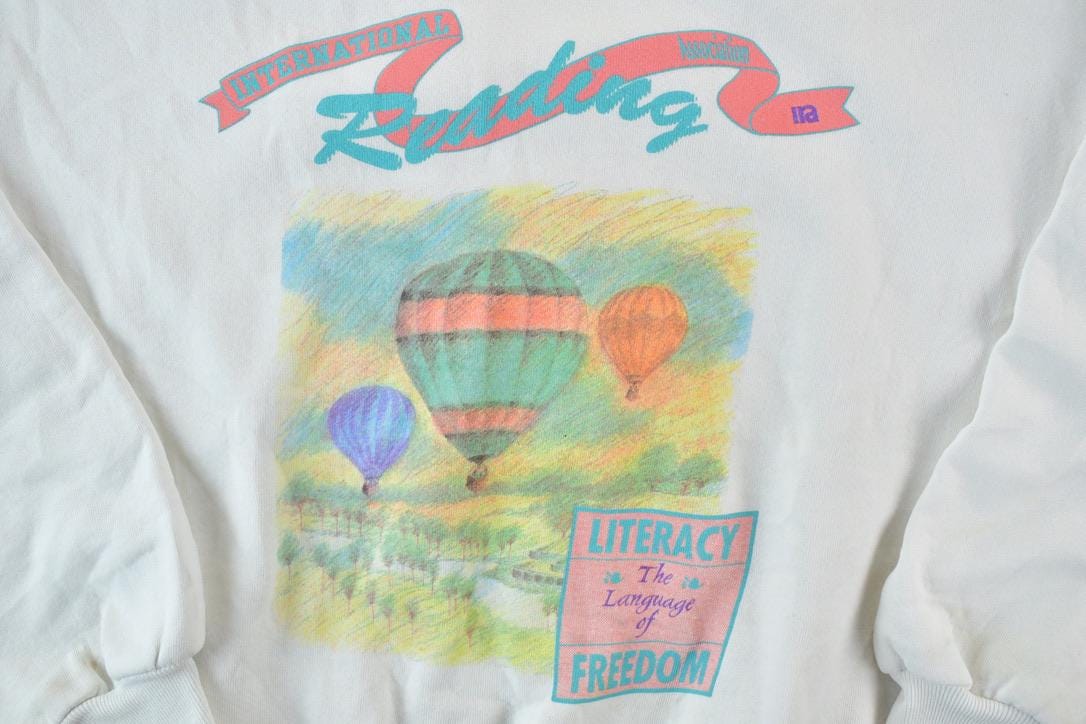 Vintage 1990s Reading Crewneck Sweatshirt Made In USA