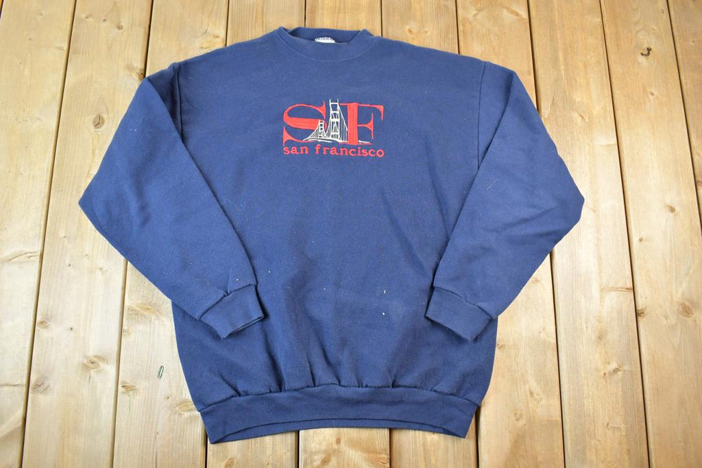 Vintage 1990s San Francisco Golden Gate Bridge Crewneck Sweatshirt