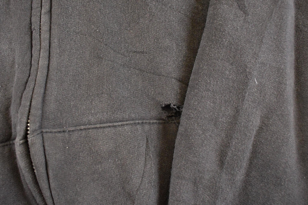 Vintage 1990s Hanes Streetwear Blank Full Zip Hoodie Sweatshirt Men's L