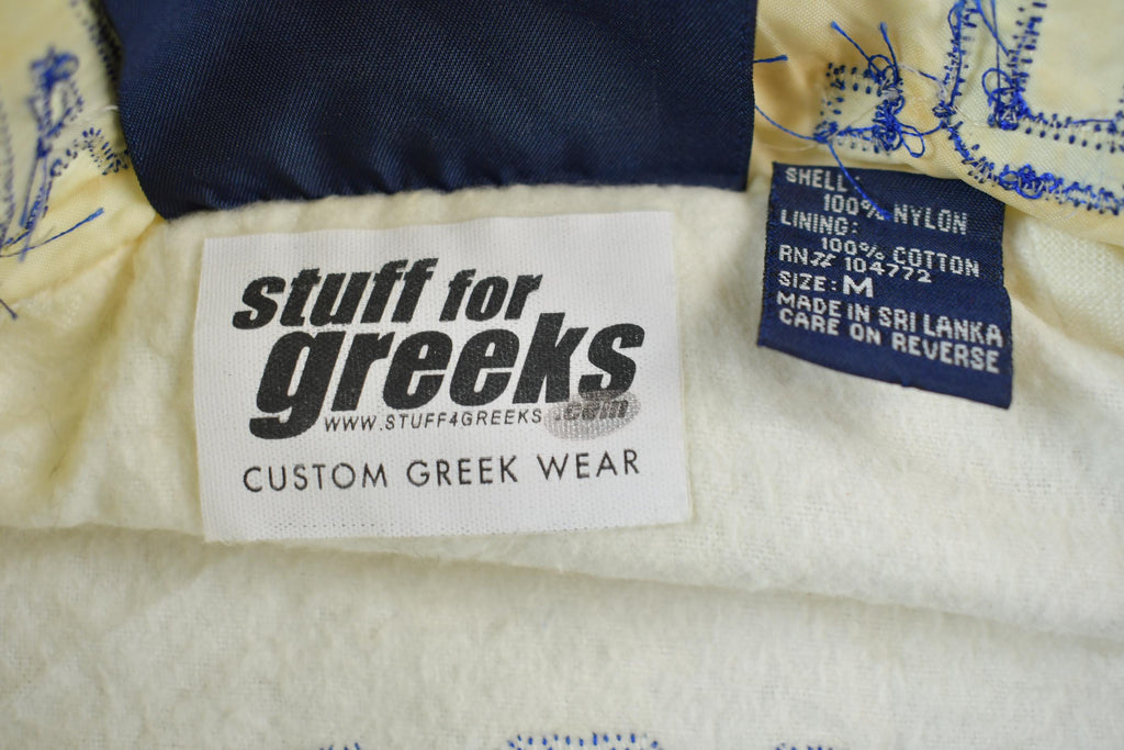 Vintage 1980s Veste Phi Beta Sigma Fraternity Line Jacket