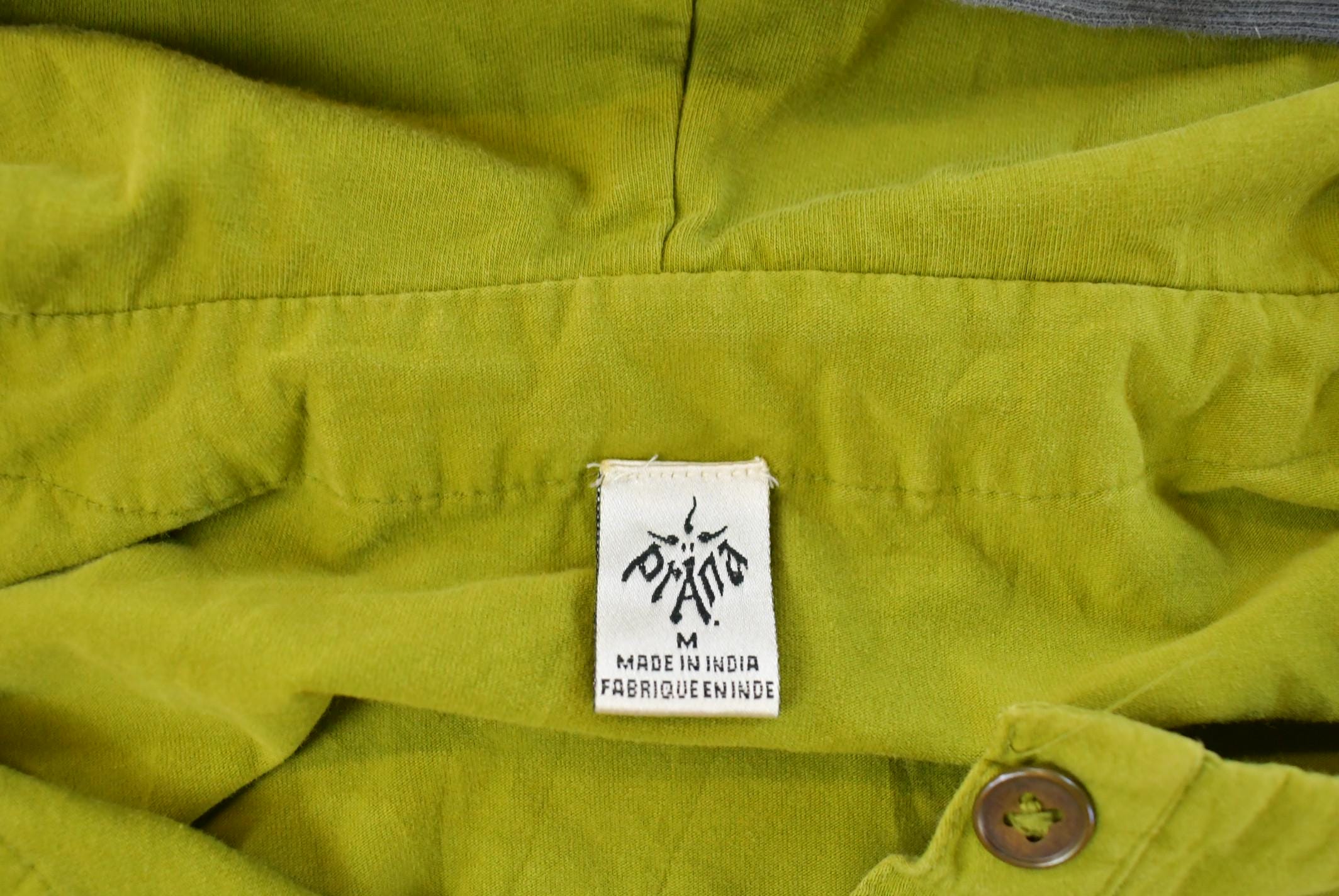 Vintage Y2K Prana Hooded Henley Shirt Women's M / 2000s Streetwear / Long Sleeve Shirt / Lightweight