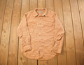 Vintage 1990s The Territory Ahead Blank Orange Button Up Shirt  1990s Button Up  Vintage Flannel  Basic Button Up  Vintage Blanks