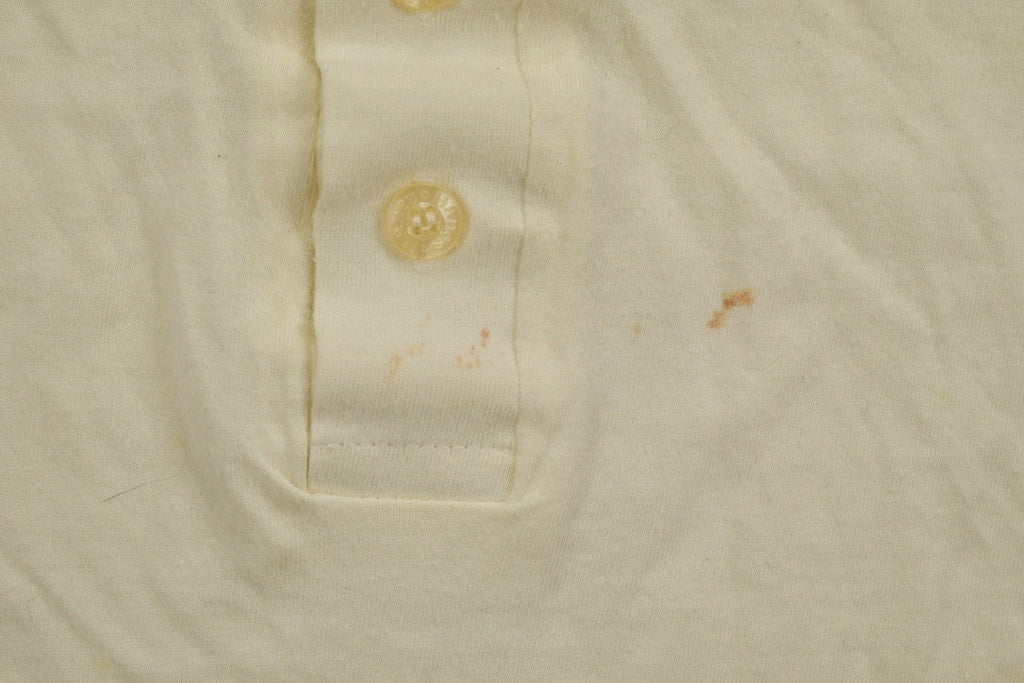 Vintage 1990s Blank Quarter-button T Shirt