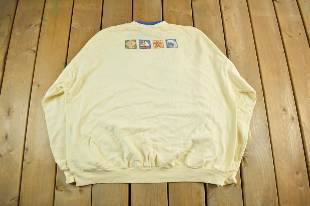 Vintage 1990s Sailing Crewneck Sweatshirt Adult 2X