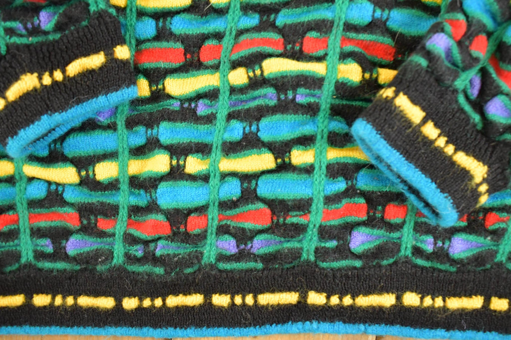 Vintage 1990s Coogi Australia Wool Knit Crewneck Sweater Women's M /