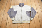 Vintage 1990s Macgregor Zip Up Embroidered Fleece Sweater