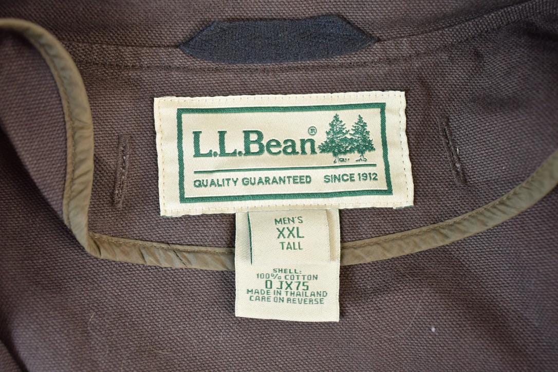 Vintage 1990s LL Bean Collared Workwear Jacket Made In USA