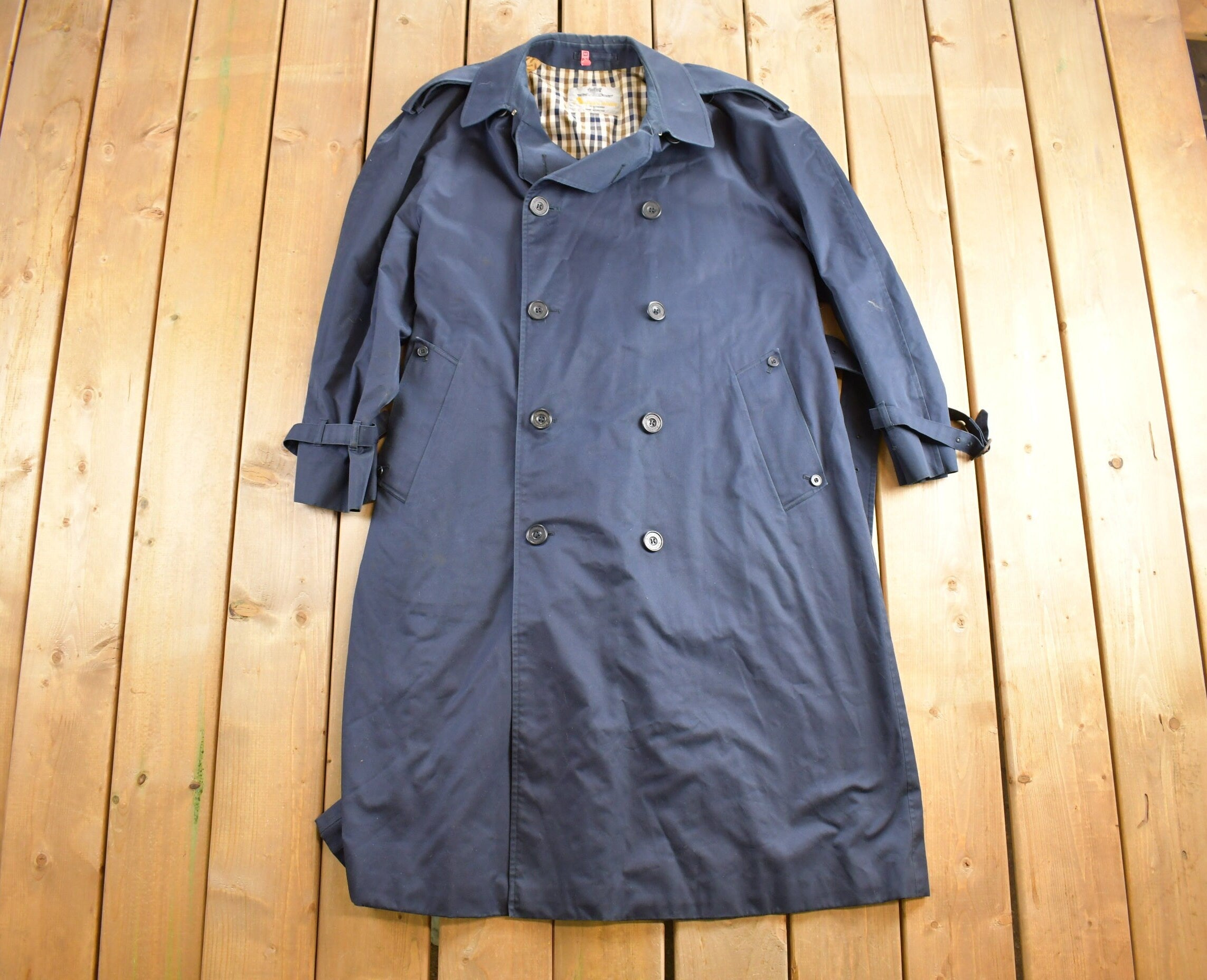 Vintage 1980s Aquasculum Satin Rain Jacket