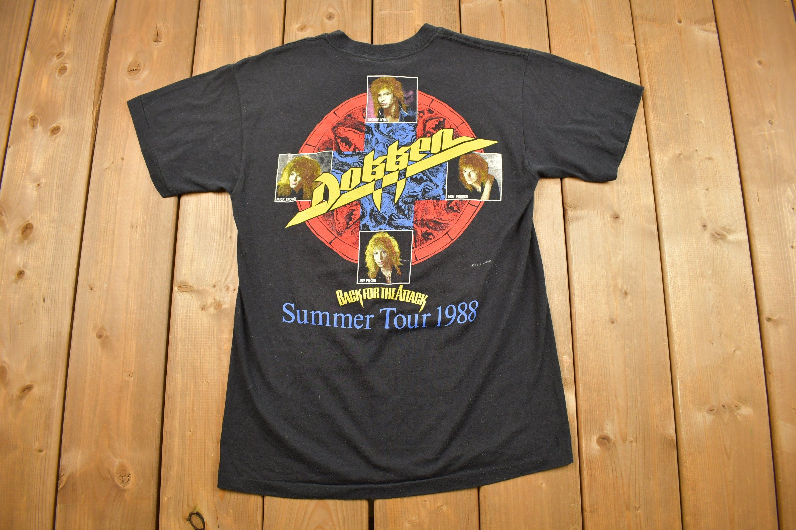 Vintage 1988 Dokken Summer Tour Band T-shirt