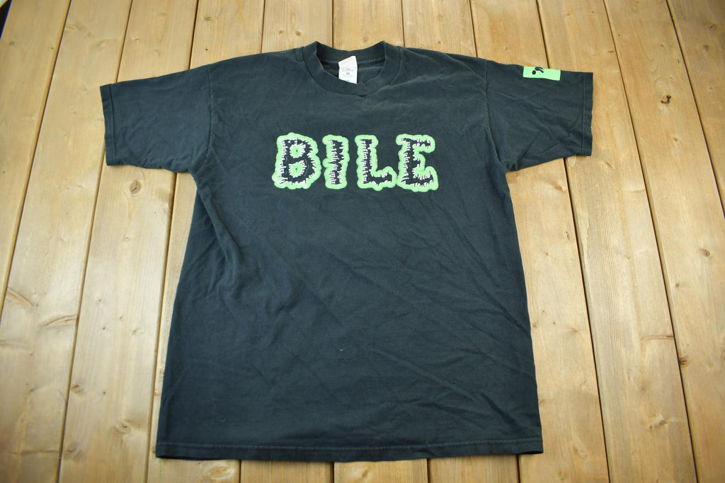 Vintage 1990s Bile Band T-Shirt Teknowhore Men's XL