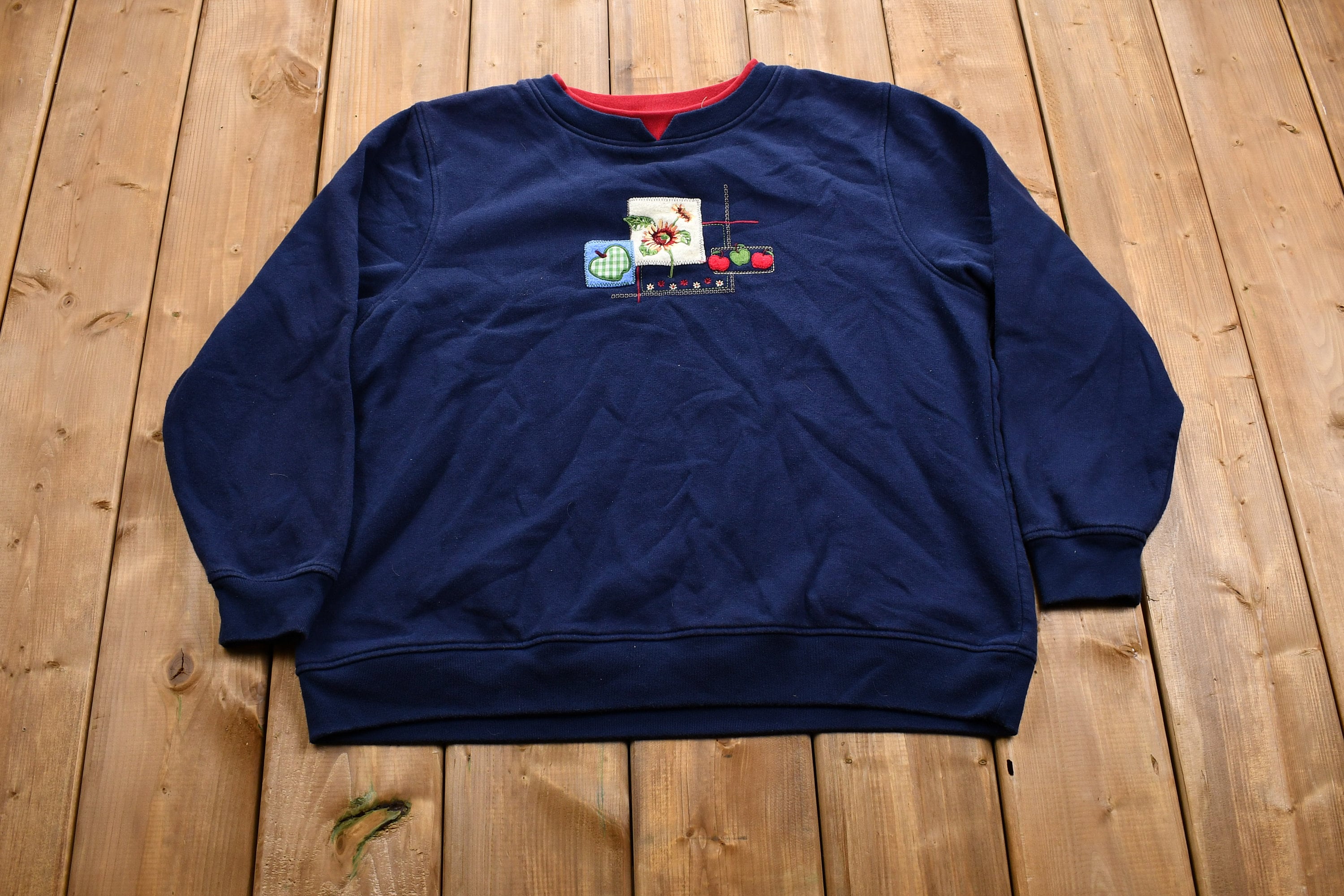 1990s Patchwork Granny Crewneck