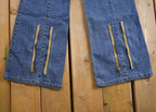 Vintage Deadstock Y2K Parasuco Flared Lowrise Cargo Jeans