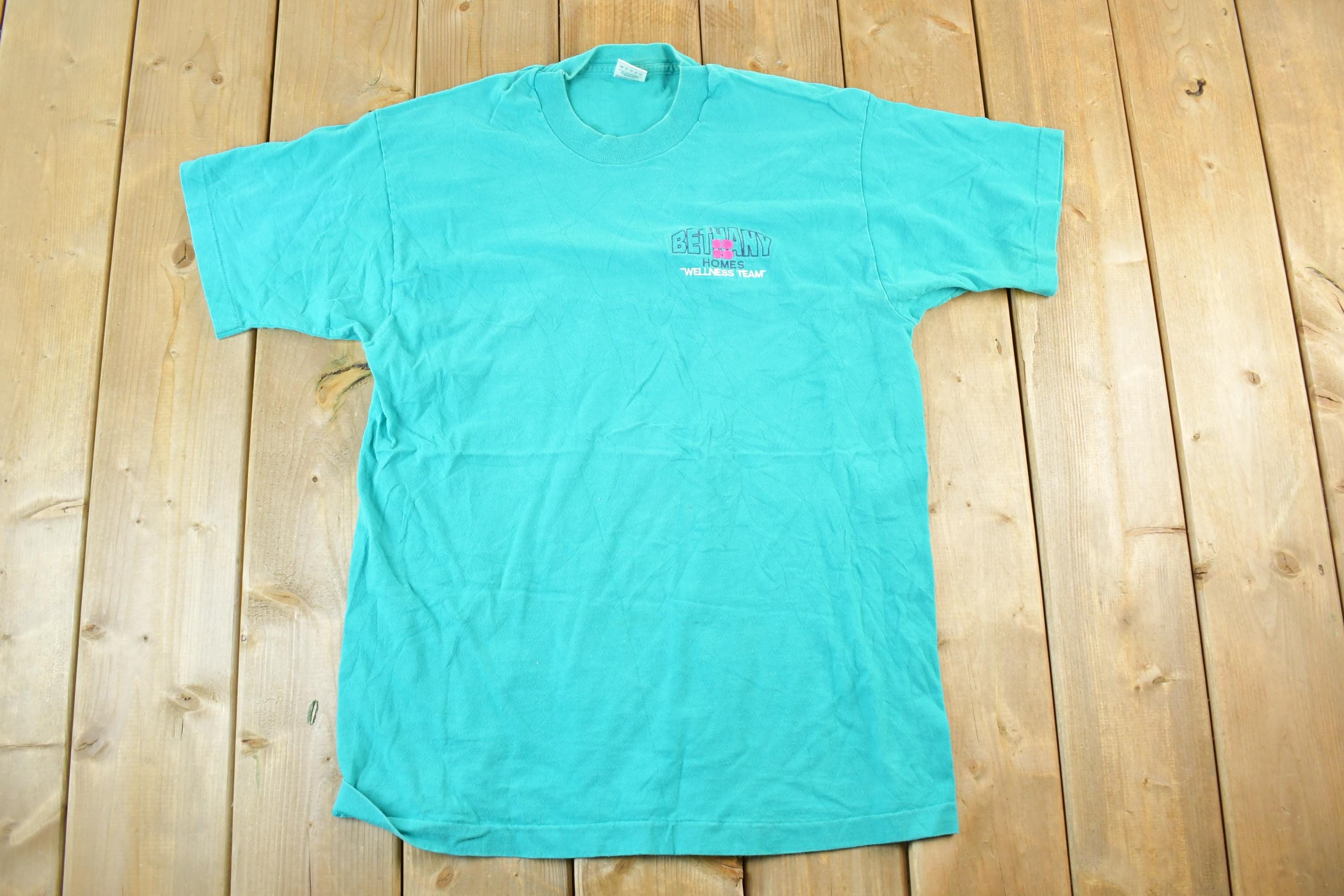 Vintage 1990s Bethany Homes Wellness Tee Souvenir T-Shirt Mens M