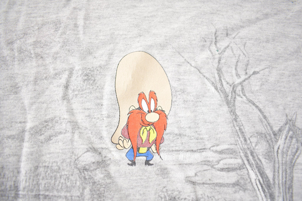 Vintage 1997 Warner Bros Yosemite Sam Graphic T Shirt Made In USA Size XL