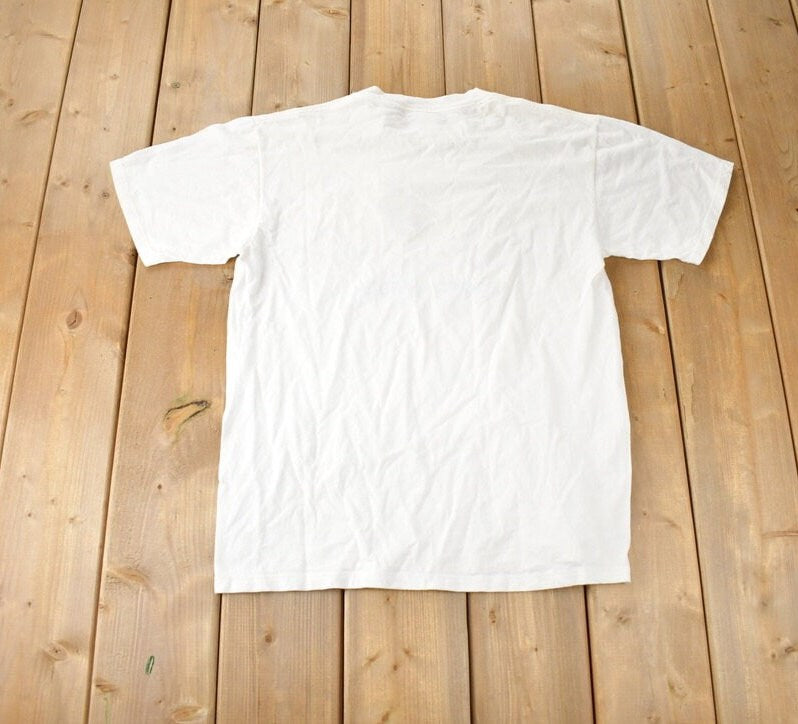 Vintage 1990s Disney Winnie The Pooh Pooh's Garden Embroidered Graphic T-Shirt