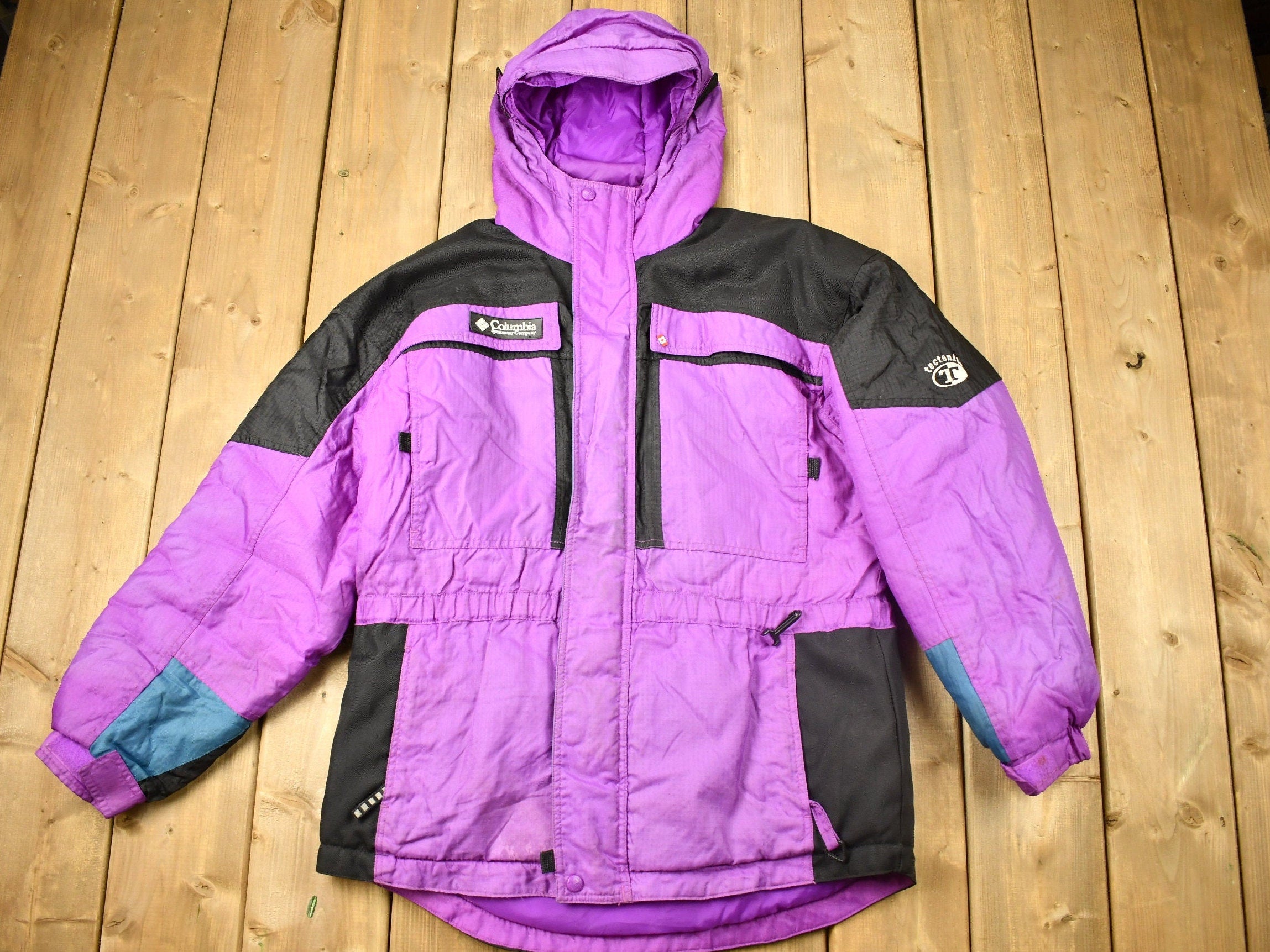 Vintage 1990s Columbia Tectonite Purple Ski Jacket