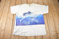 Vintage 1990s Spearfish Single Stitch Wrap Around Graphic T-Shirt Made In USA