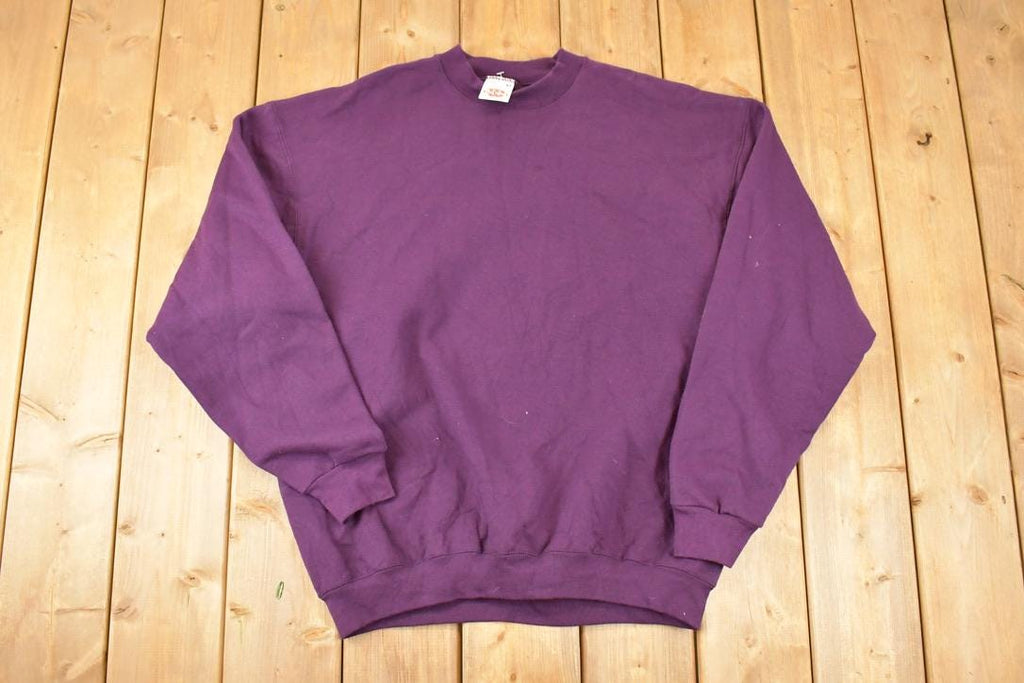 Vintage 1990s Wilson Pro 5000 Blank Crewneck Sweatshirt Mens XL
