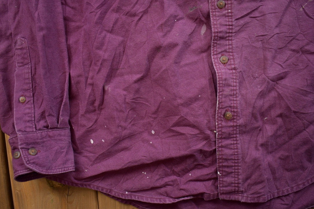 Vintage 1990s Woolrich Blank Button Up Shirt