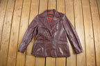 Vintage 1980s Wilsons Brown Leather Jacket
