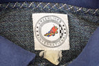 Vintage 1990s Greenlines International Quarter Button Knit Sweater Men's L