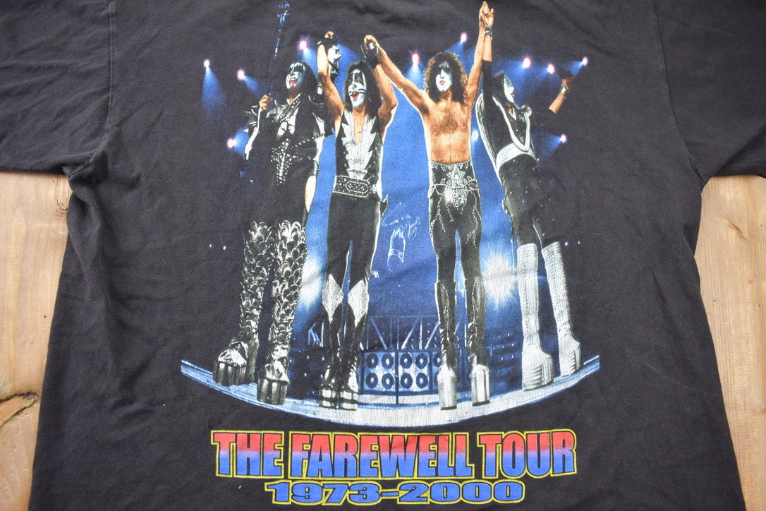 Vintage 2000 KISS The Farewell Tour I Was There War Memorial ArenaTour Band T-shirt