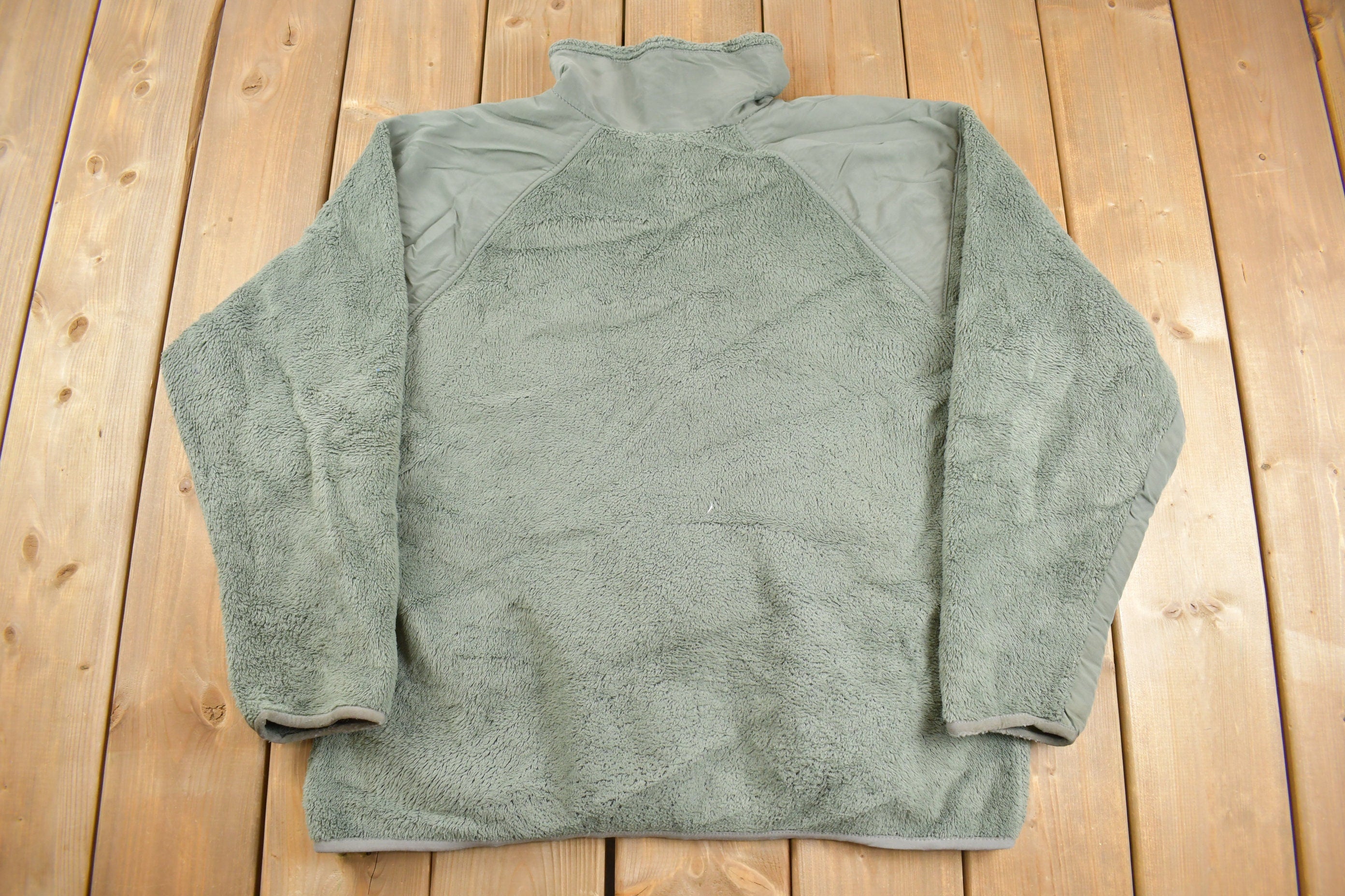 Vintage 1990s Military Cold Weather Fleece Sweater