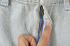 Vintage 1990s Levi's 505 Regular Fit Denim Jeans Men's 34 x 32 / 90s Levi's / Distressed Sun Faded Jeans / Made in USA