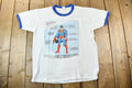 Vintage 1987 DC Comics Superman Graphic Ringer T-shirt
