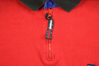 Vintage 1990s Tommy Hilfiger Collared Embroidered Quarter Zip Fleece Sweater