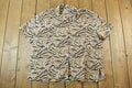 Vintage 1990s Tiger Hunting Button Up Shirt