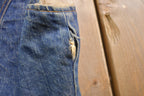 Vintage 1990s Denim Sherpa Lined Vest