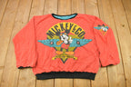 Vintage 1980s Mickey Mouse Reversible All Over Print Disney Crewneck