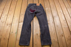 Vintage 1990s Levi's 501 Red Tab Embroidered Jeans Size 26 x 29