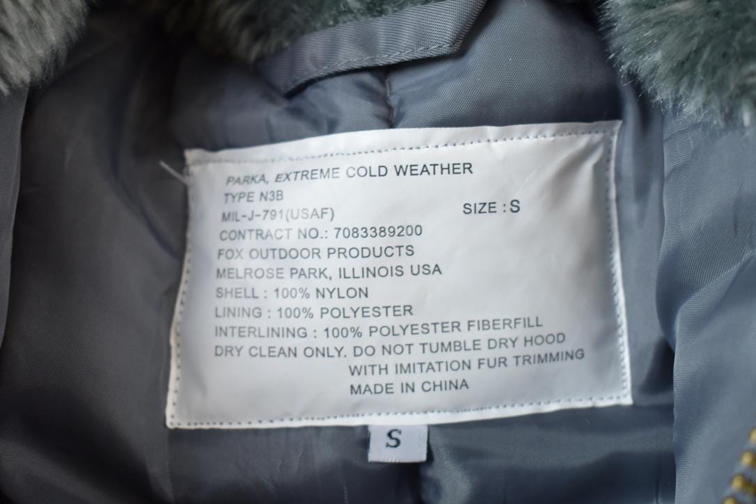 Vintage Y2K N3B Snorkel Cold Weather Parka Military Army Jacket - Medium